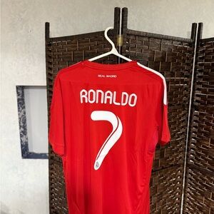 Cristiano Ronaldo Real Madrid 2012 Red Soccer Jersey